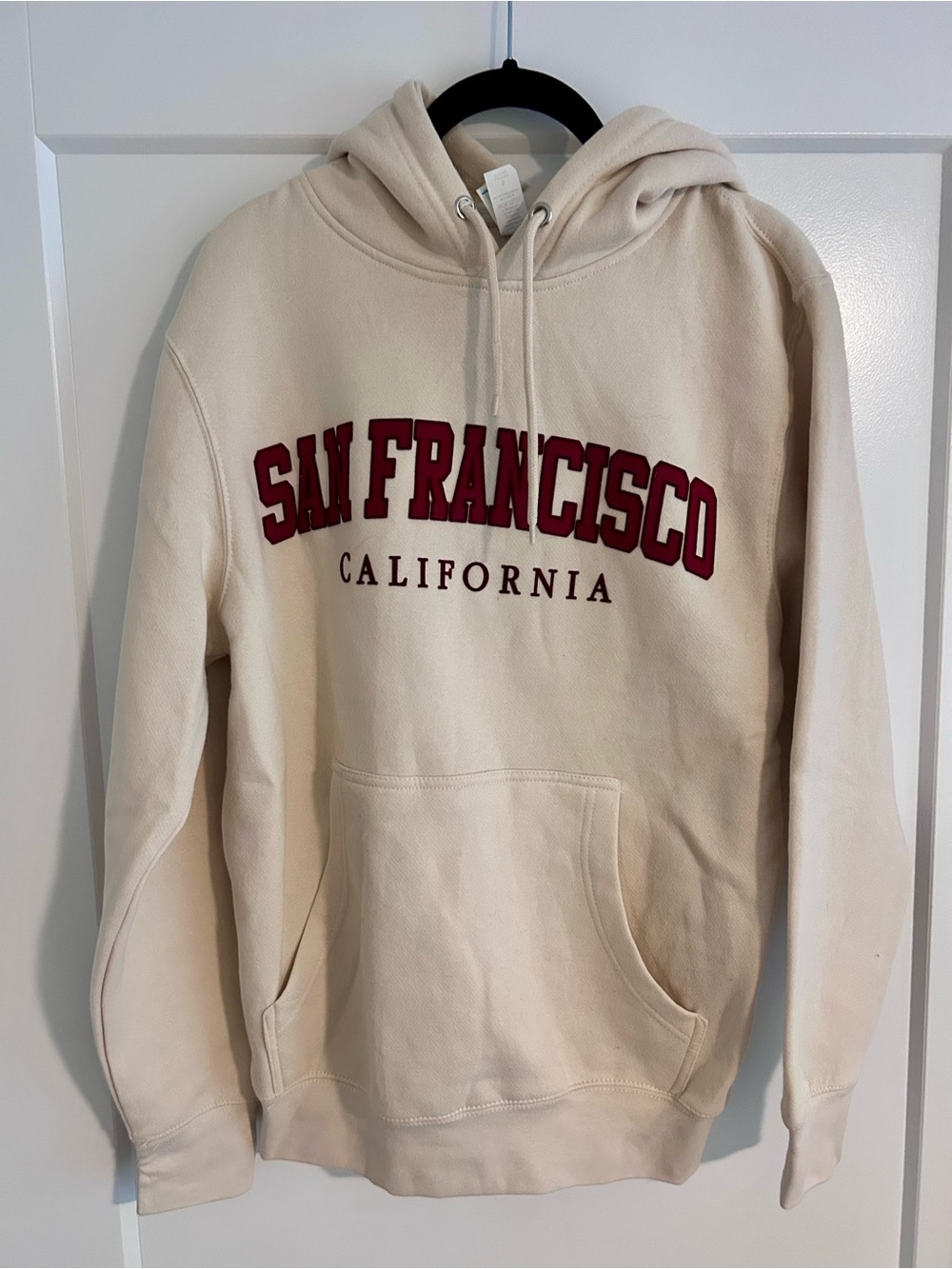 San Francisco California Cream Hoodie Sweatshirt - Unbranded